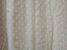 Load image into Gallery viewer, Beige herringbone with small cream leaf design, lined &amp; I/L, 3715
