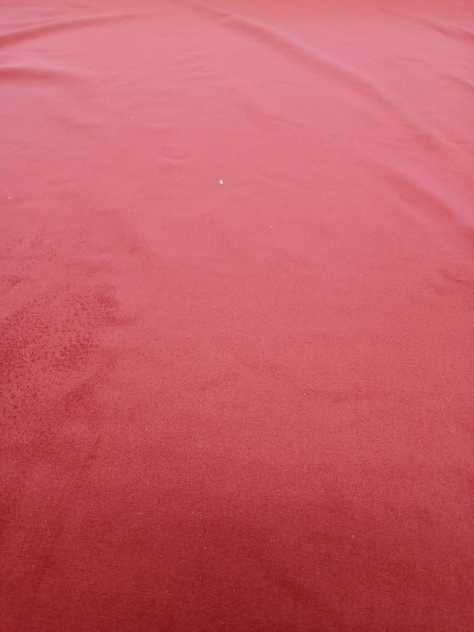 Plain red velvet fabric, TH4